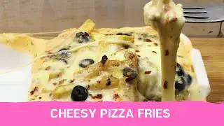 Cheesy Pizza Fries Recipe In Urdu | Fast Food | Street Style Cheese Fries | Nazeeha Vlogs