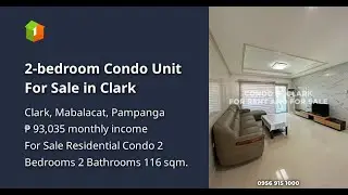2-bedroom Condo Unit For Sale in Clark