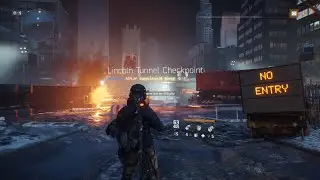 Tom Clancy's The Division Lincoln Tunnel Checkpoint Mission PC Solo Gameplay