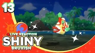 MERRY FISHMAS! SHINY BRUXISH! | Pok&eacute;mon Sun and Moon Shiny Reaction #13 | CBAD