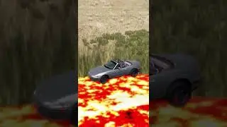 CARS VS LAVA AND DEEP WATER | BeamNG Drive