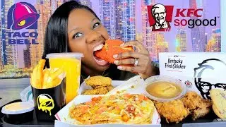 Taco Bell Mukbang & Funny Story Times | The Chomp Queen