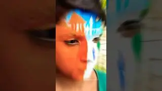 Indian flag painting on face | 🇮🇳 art | independence day face art | Happy Republic Day