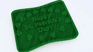 Learn how to create a St.Patrick's day sign in ArtCAM Express 2015