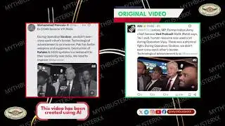 FAKE ALERT 🚨 Deepfake Video Falsely Uses Ex-COAS V.P. Malik | Rafale & S-400 Fact Check