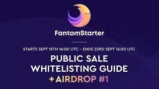 hướng dẫn tham gia dự &aacute;n FantomStarter IDO Whitelist & AirdropReward Pool : 2000.000 FS