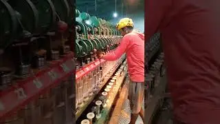 How to spinning work out 😃 jute yarn process 😀 @jutemill6267 #spinning #shrots #viral #video