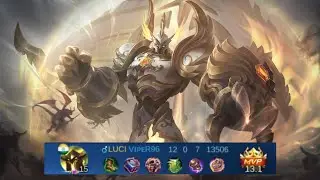 URANUS NEW EPIC SKIN GAMEPLAY || MLBB Uranus New Skin.