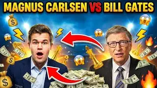 Magnus Carlsen vs Bill Gates : chackmate story #chess 