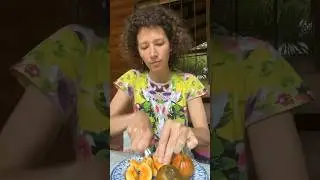 Cutting up some pejibaye with my pearl paring knife