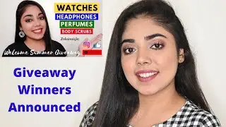 Winners Announcement | Welcome Summer Giveaway 2020 | Zohainsight