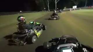Dirt karts 24/1/26 crash and bent 