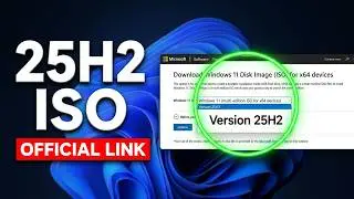 Учебные материалы по Windows 11 25H2: как загрузить образ ISO Microsoft Windows 11 25H2 напрямую ...