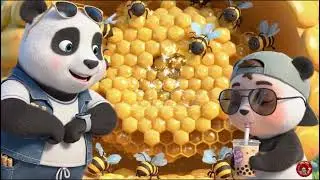English | Honey From Honeycomb to Honey Jar With Gogi and Chinoo