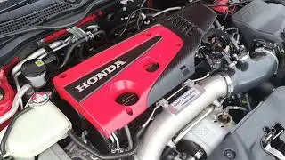 FK8 PRL Intake - Static revs, Bonnet open
