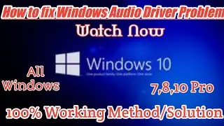 How to fix any Windows audio drivers / Kaise sound driver problem solve Kore any windows may