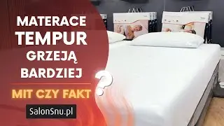 Czy na materacach Tempur będzie mi cieplej niż na innych materacach?