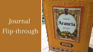 Orange Junk Journal Flip Through