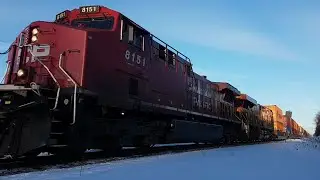 Canadian Pacific 133 westbound at Bedell, Ontario. February 5, 2026.