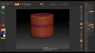 Zbrush. ZRemesher KeepGroups (RUS)