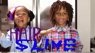 DIY Gooey Hair Slime Doubles As HAIR GEL! | Simply Sims