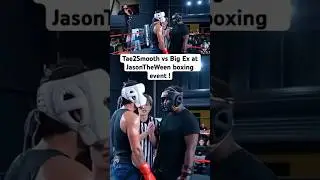 Tae2Smooth против Big Ex на боксерском турнире JasonTheWeen! #jasontheween #nms #tae2smooth #bige...