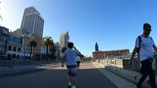 San Francisco City Walk - Self Driving Cars, Cruise  Ships