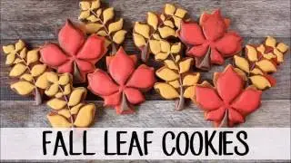 How to Make Decorated Fall Leaf Cookies