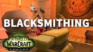 Where is Blacksmithing trainer in Dalaran WoW Legion