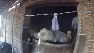 🔵 Lime Kiln - Making Quick Lime from Shells - Cochin Backwaters Kerala India