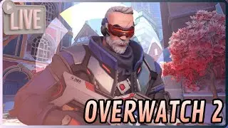 [🔴LIVE] overwatch 2- Soldier 76 gameplay- ranked matches