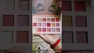 Meesho fake Huda beauty eyeshadow palette review Rs 278// #shorts #meesho #hudabeautyeyeshadow