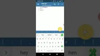 How to use python in mobile(pydroid tutorial)[English]
