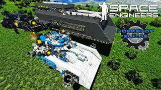 Space Engineers Workshop Builds: Space Survival Adventure Ships