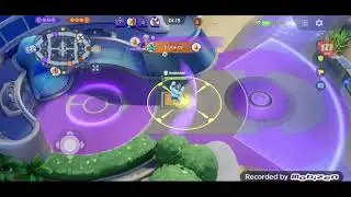 Gameplay do Machamp o pokemon  porradeiro  pokemon unite.