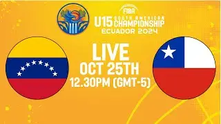 Venezuela v Chile | Full Basketball Game | South American U15 Championship 2024