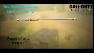 I Got The DIAMOND CAMO On My Spear In Cod M