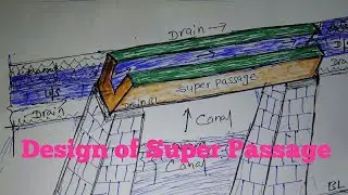 Design of Super Passage designed by Sri Evr Naik CE cum VE | Super passage by SVPSO int Org India