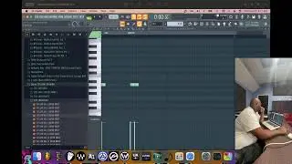 Pluto live in studio making beats!
