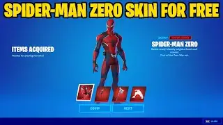 How To Get SPIDER-MAN ZERO BUNDLE FOR FREE In Fortnite Chapter 3 season 3!