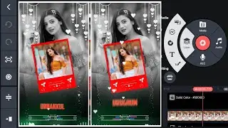 Instagram Trending Photo Frame Dual Color Status Video Editing in KineMaster