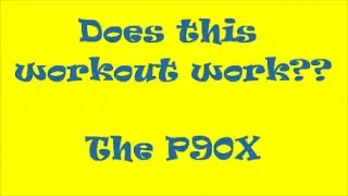 Does This Workout Work?  -  The P90X  (Tony Horton)