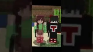 #omocraft #minecraft @mizumi_minecraft @kuya tank-minecraft I love you Mizutank🖤💚😘