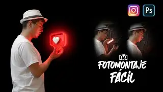 Como hacer un fácil  fotomontaje con "efecto glowing" para nuestro intagram