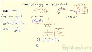 Pre Calc - 4.3 Operations with Functions