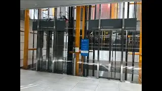 MEI Glass Elevators At The Westfield WTC Transit Hub In Manhattan New York City: (06/24/2020)