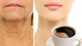 At 60 and No Wrinkles! Natural Botox with Coffee & Aloe Vera ✨