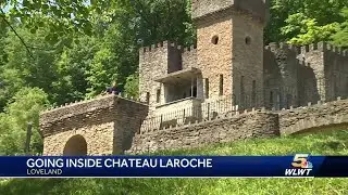 Going inside Chateau Laroche