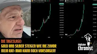 Die Tageslage: Gold und Silber steigen wie nie zuvor - Mein Rat: Man kann noch vorsorgen!