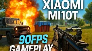 Xiaomi MI 10T🔥 GAMING TEST 2025 90 FPS👑 GAMEPLAY SNAPDRAGON 865G MIUI 14.0.1 PUBG/BGMI SENSITIVITY🥶